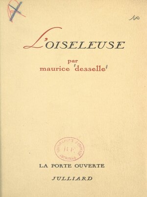 cover image of L'oiseleuse